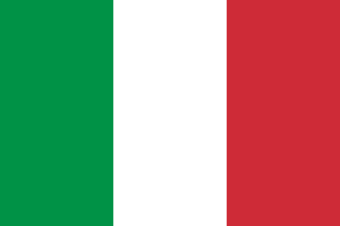 Fahne und Flagge Italien - Nationalflagge grün, weiß, rot