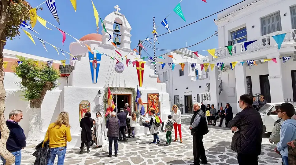 Mykonos-Stadt - einer der schönsten Plätze in den Kykladen - Foto: ZDF und NDR/nonfictionplanet/Till Lehman